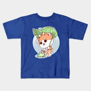 Rainy Day Sakura Kids T-Shirt